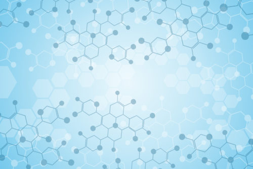 Abstract background medical substance and molecules