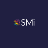 SMi Systems logo in the centre of a purple block of colour