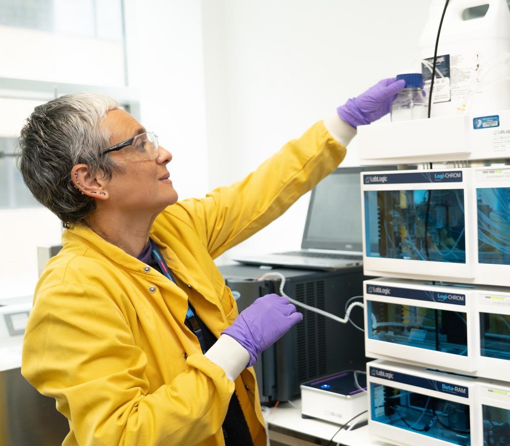 Radiochemistry in lab
