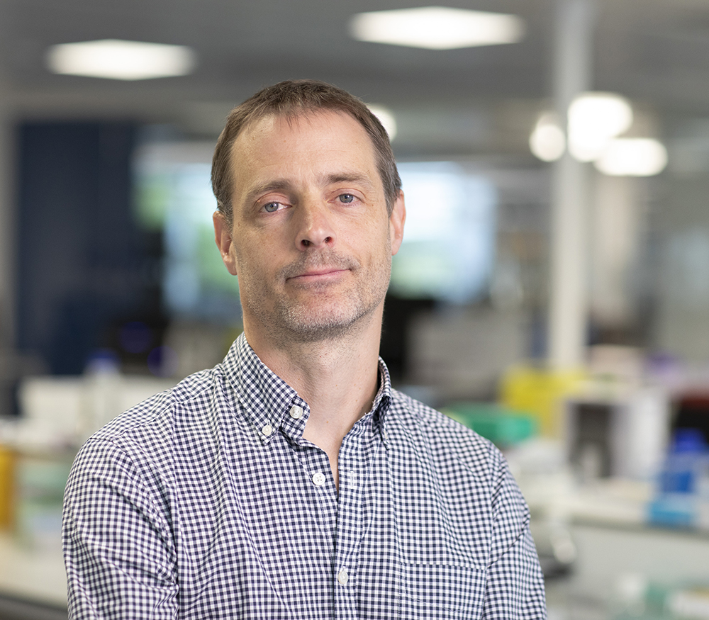 A photo of Matt Burnham a lead scientist at medicines discovery catapult