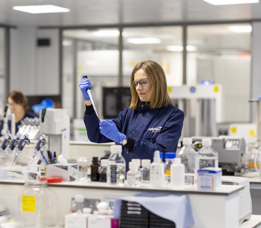 Woman in lab