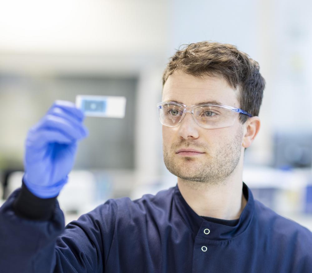Male scientist in lab